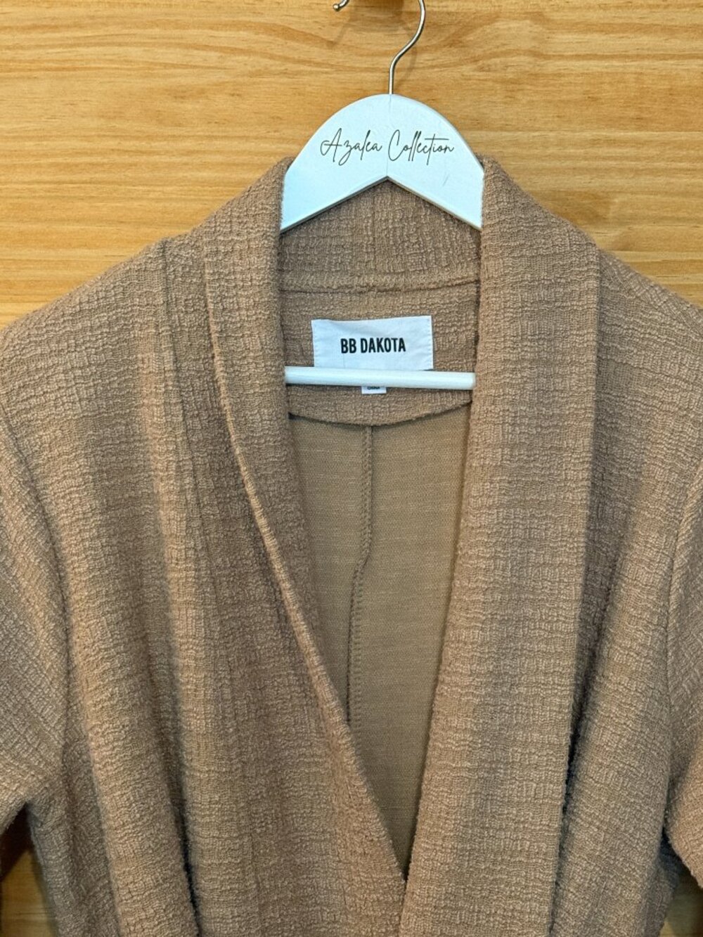 BB Dakota Anthropologie Let's Hang Textured Duster Long Cardigan Coatigan size L - Picture 4 of 8
